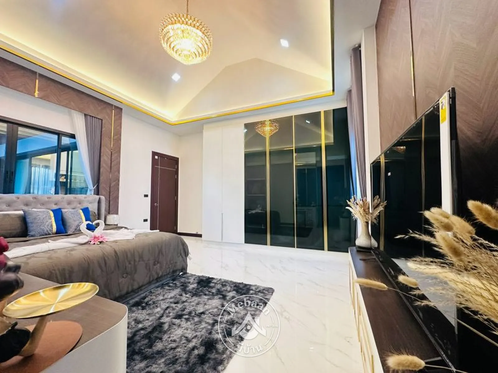 💫ลดราคาพิเศษ!!💥 วิลล่า 3 ห้องนอนพร้อมสระว่ายน้ำส่วนตัว 7.99 ล้านบาท ใกล้ทะเลสาบมาบประชัน พัทยา — 5
