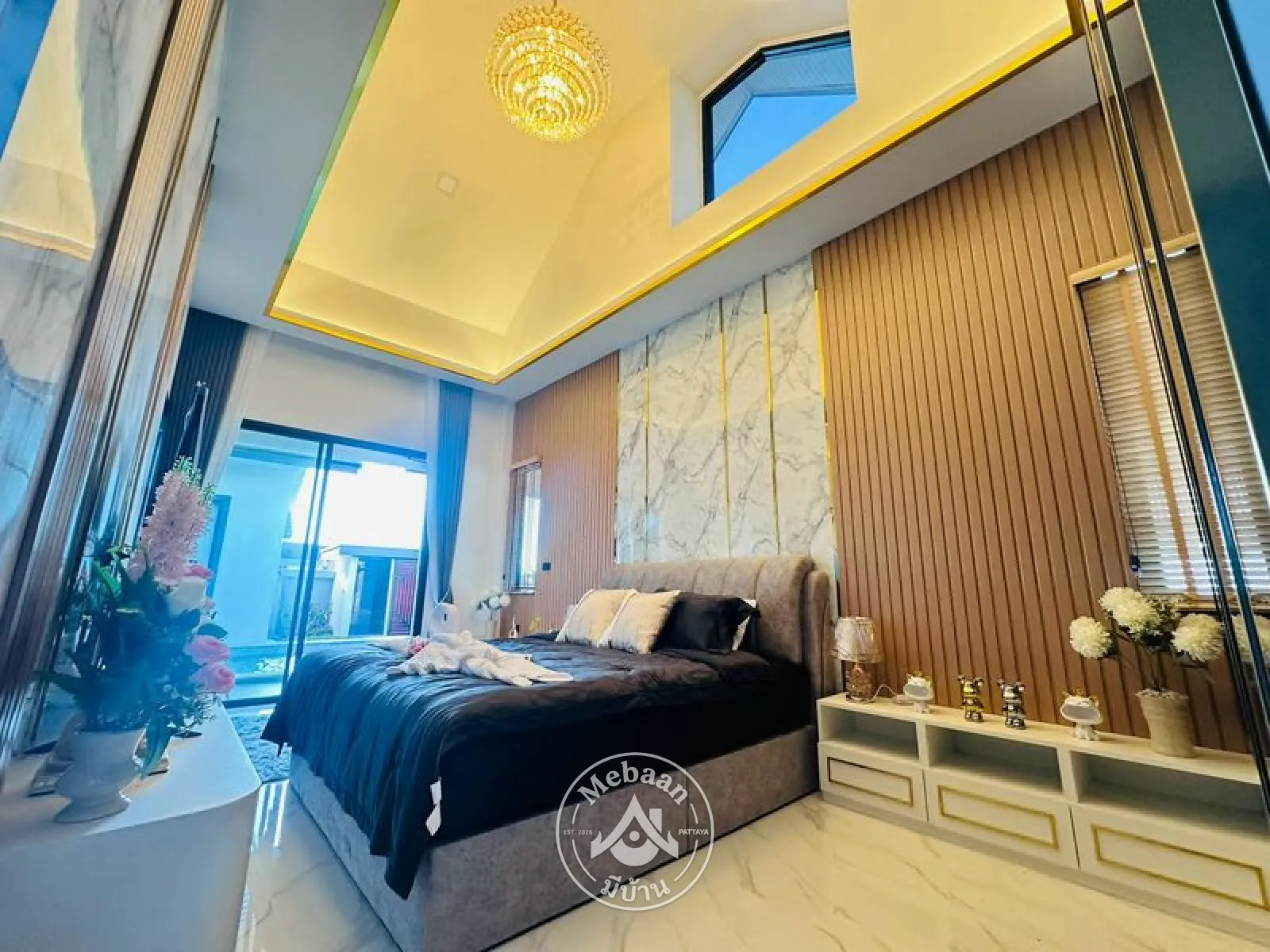 💫ลดราคาพิเศษ!!💥 วิลล่า 3 ห้องนอนพร้อมสระว่ายน้ำส่วนตัว 7.99 ล้านบาท ใกล้ทะเลสาบมาบประชัน พัทยา — 7