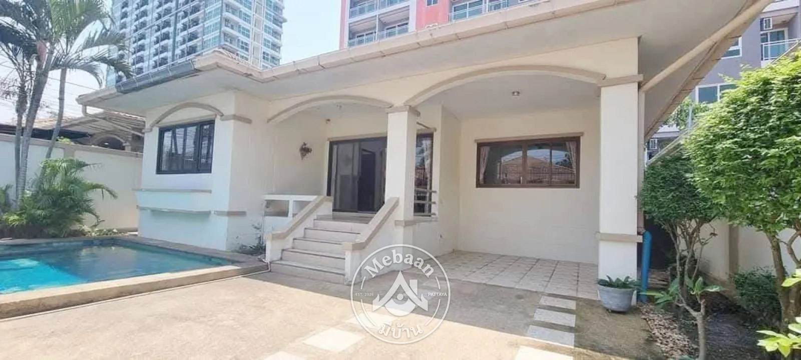 🏠 3-Bedroom House with Private Pool near Jomtien Beach for Rent, Pattaya — 17
