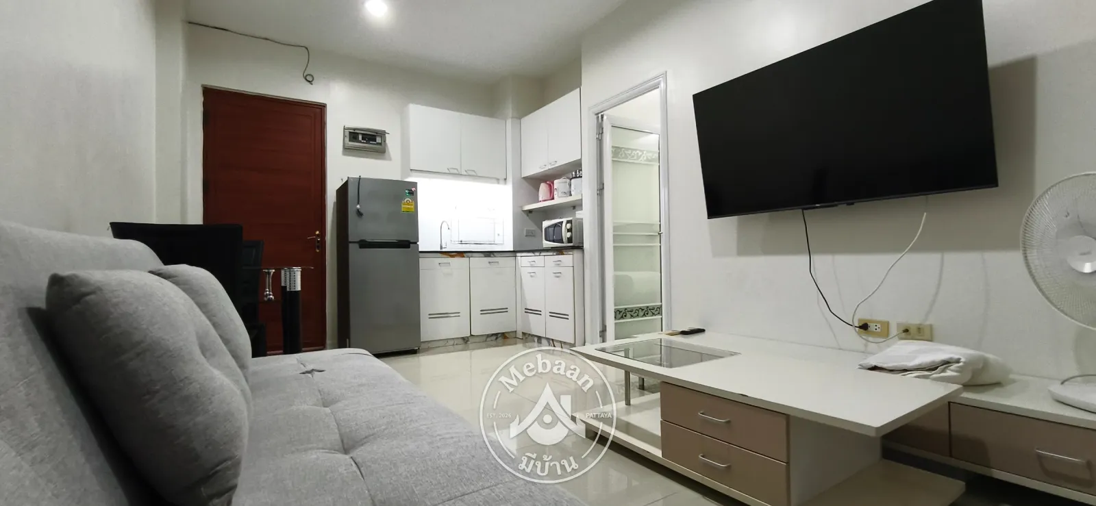 คอนโด 1 ห้องนอนแสนสบายพร้อมวิวสระว่ายน้ำ ซีซี คอนโด — 3