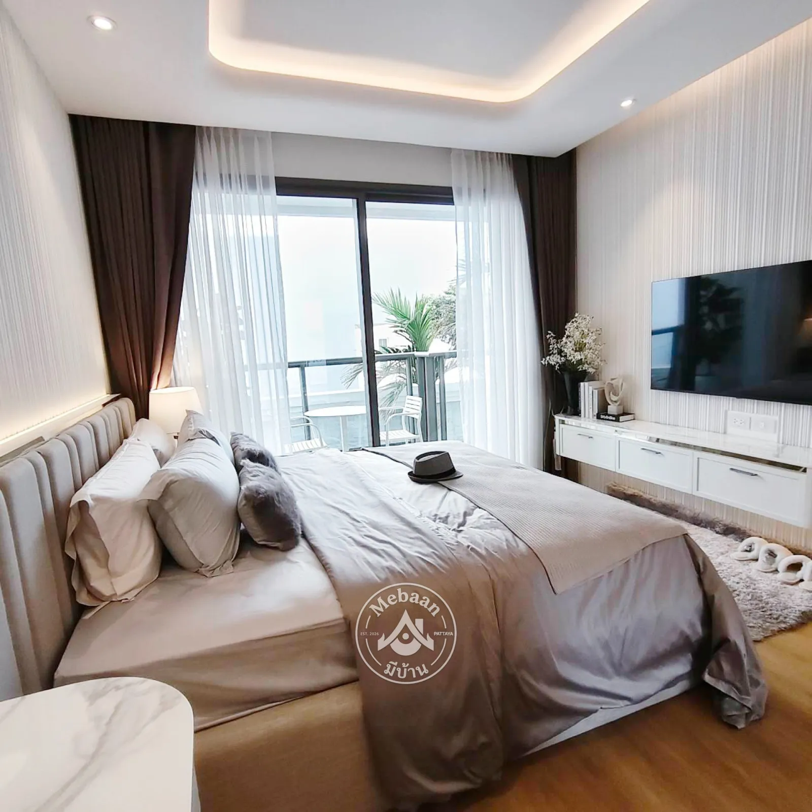 🏖️New project!!! Jomtien beach is just across the road from the project.—prices start from just 4,8xx,xxx Baht. — 6