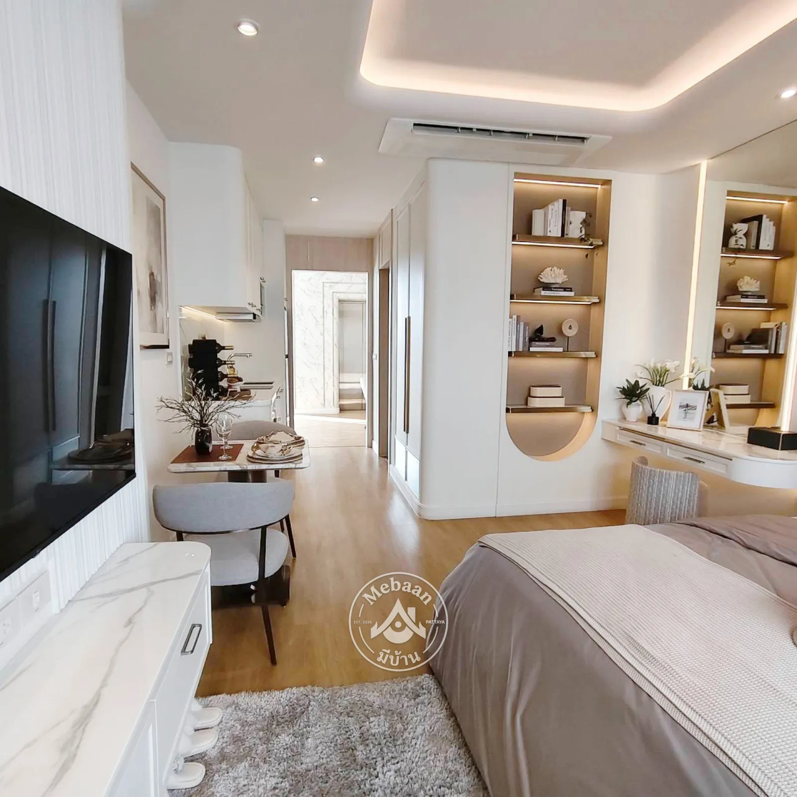 🏖️New project!!! Jomtien beach is just across the road from the project.—prices start from just 4,8xx,xxx Baht. — 8