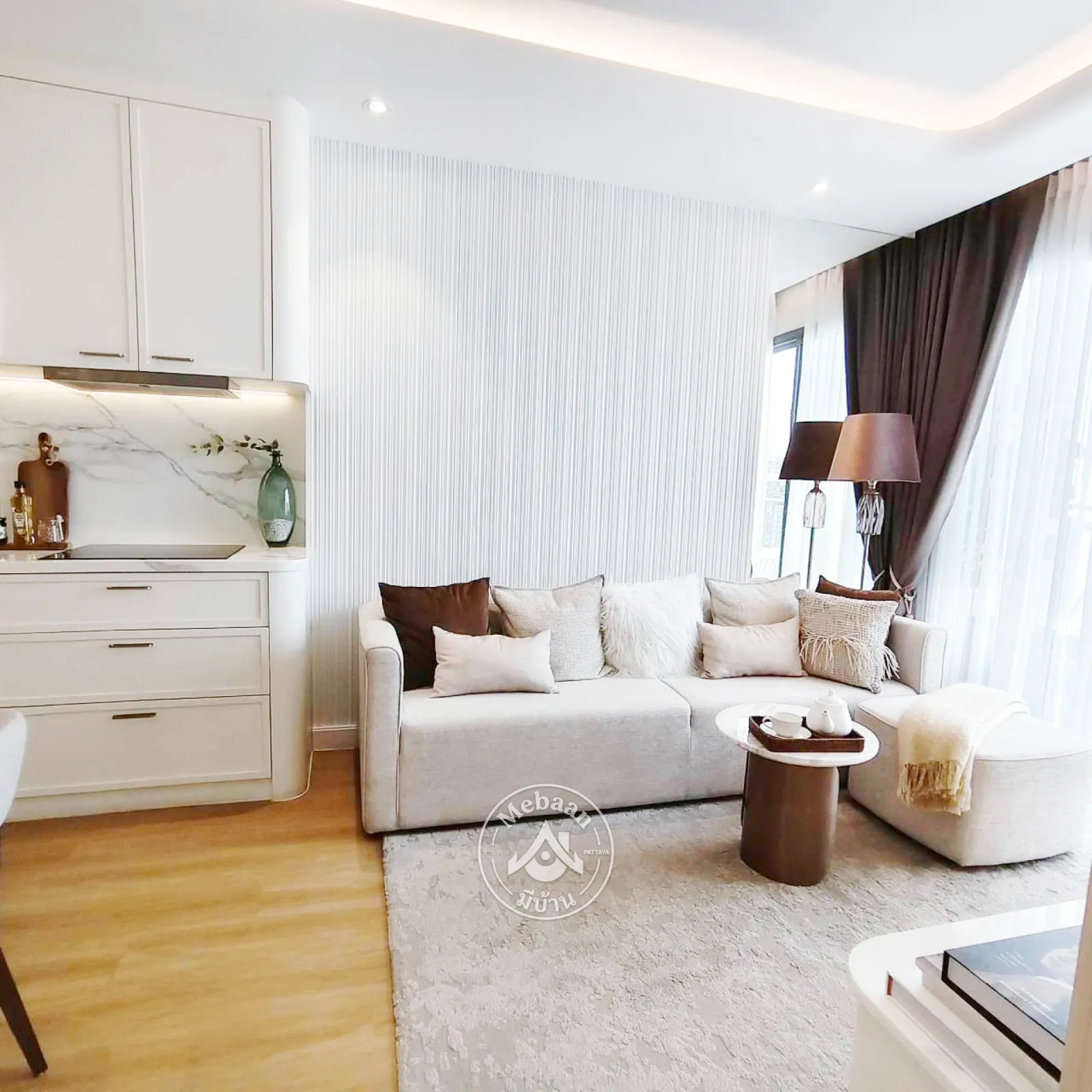 🏖️New project!!! Jomtien beach is just across the road from the project.—prices start from just 4,8xx,xxx Baht. — 18