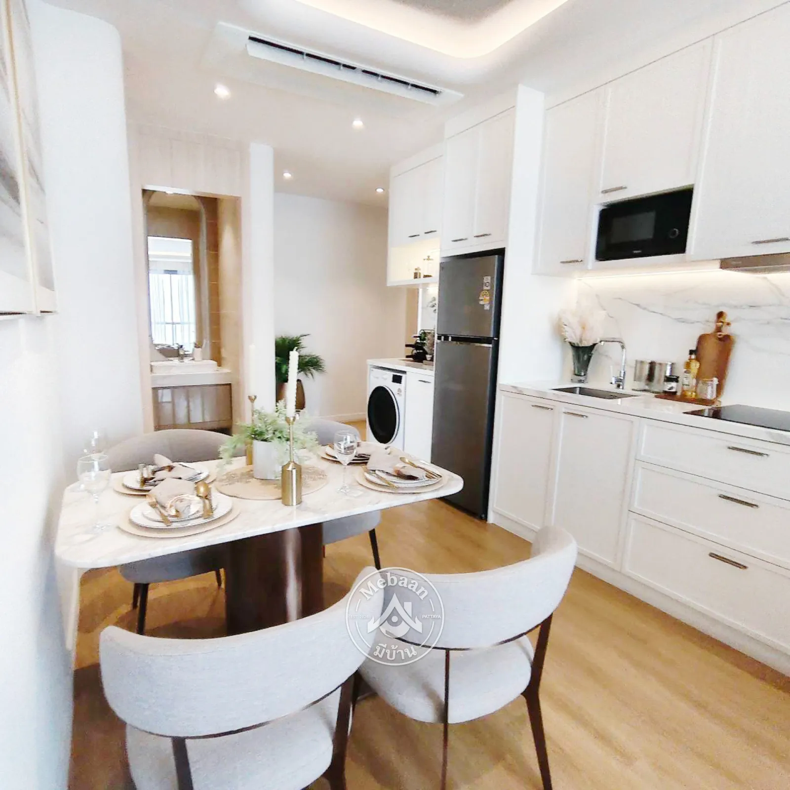 🏖️New project!!! Jomtien beach is just across the road from the project.—prices start from just 4,8xx,xxx Baht. — 25