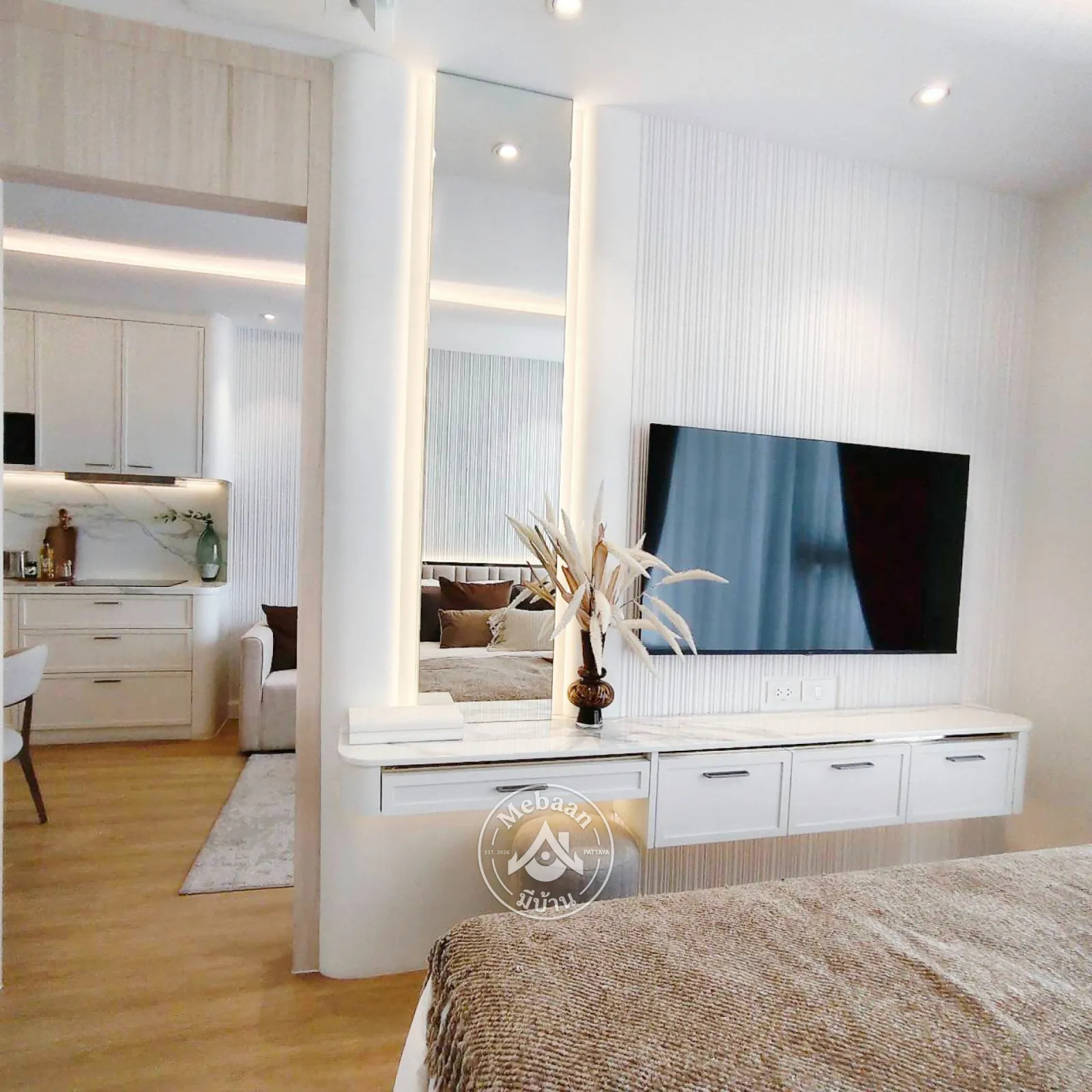 🏖️New project!!! Jomtien beach is just across the road from the project.—prices start from just 4,8xx,xxx Baht. — 28