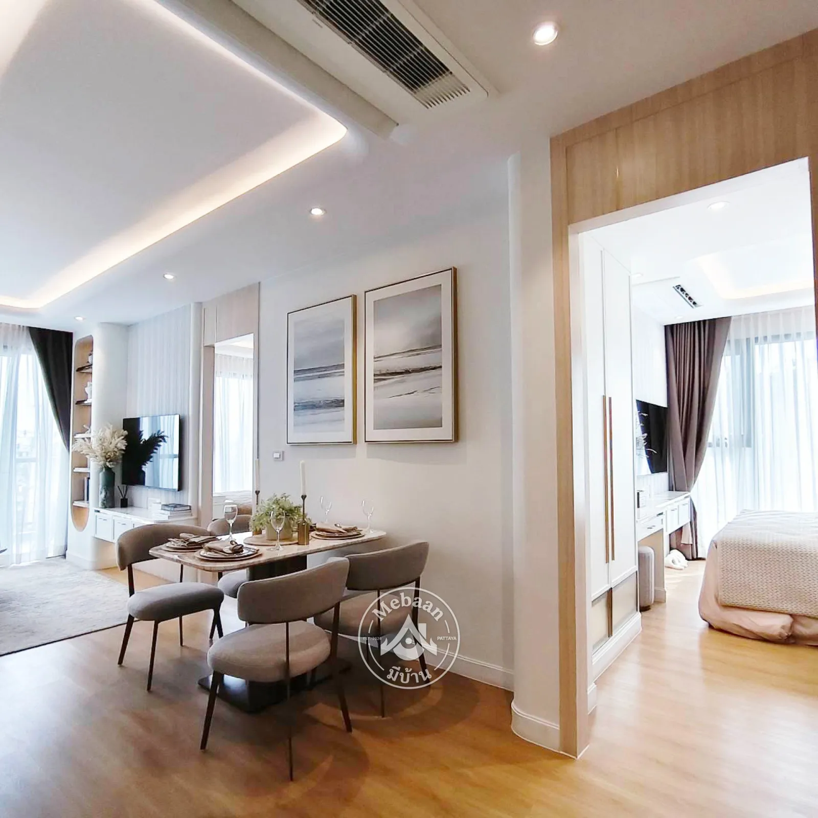 🏖️New project!!! Jomtien beach is just across the road from the project.—prices start from just 4,8xx,xxx Baht. — 31