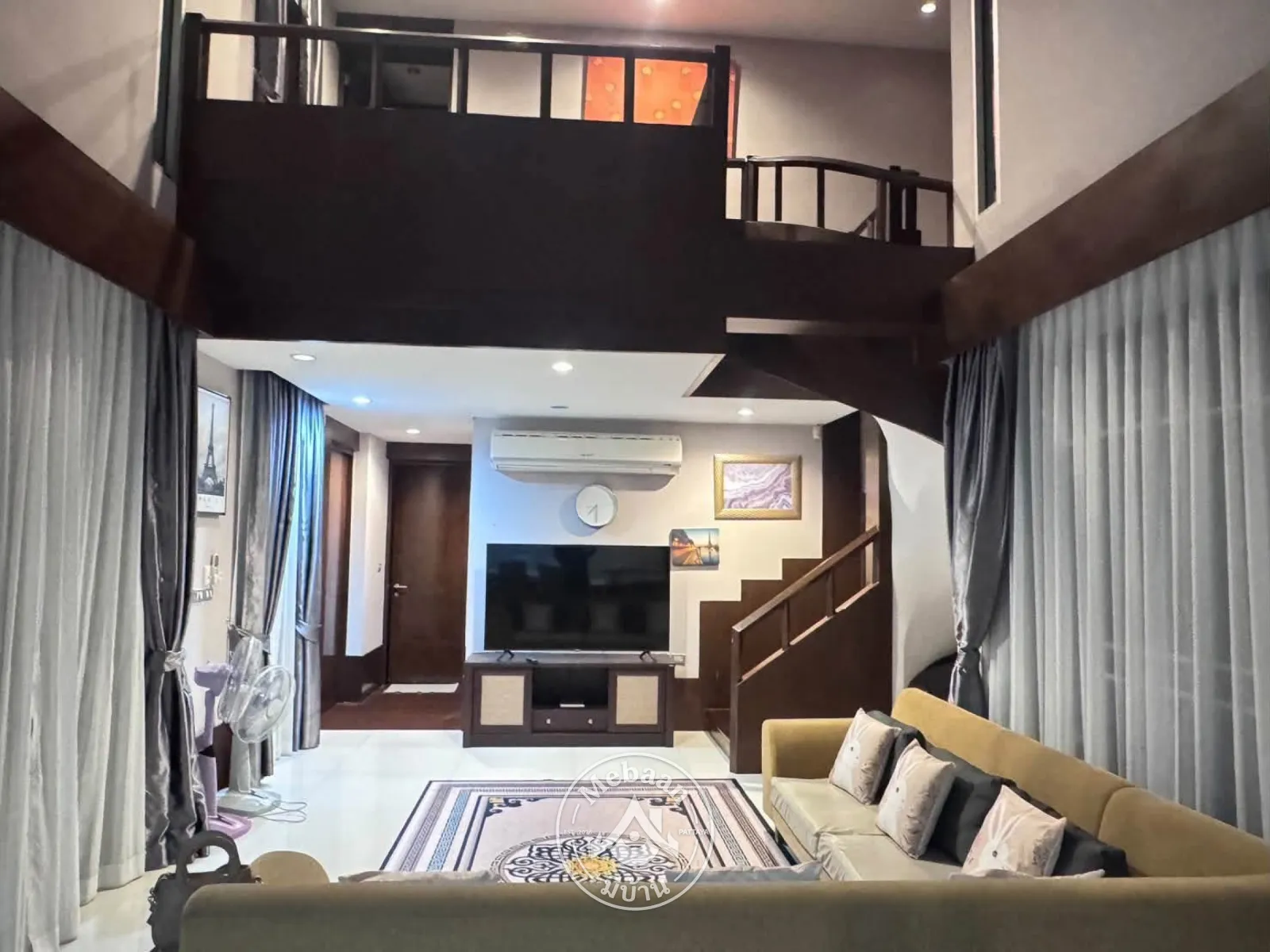 💫For Sale/Rent: 2-story, 3-bedroom detached house at Nagawari Pool Villa, Na Jomtien, Pattaya. — 4