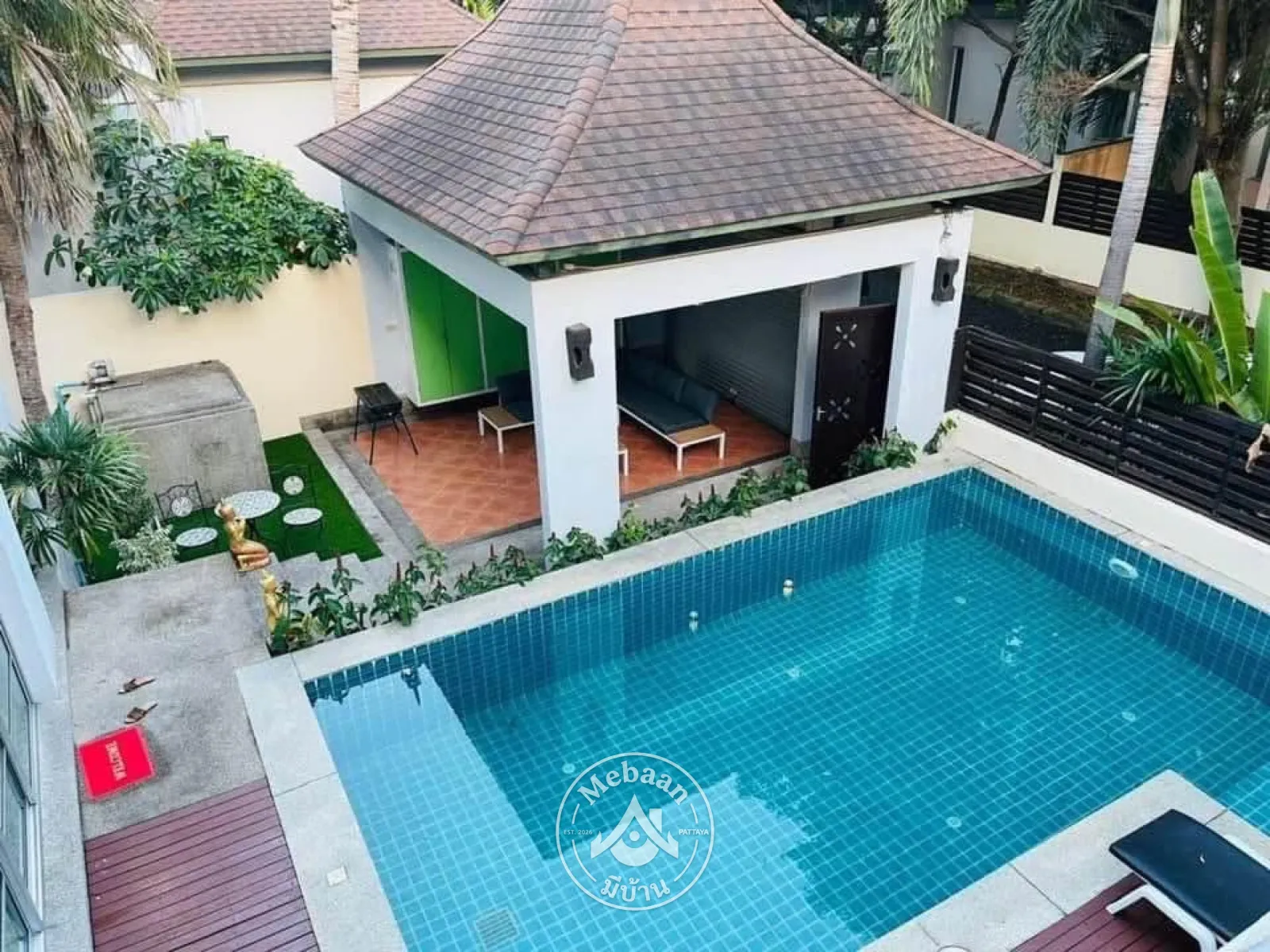 💫For Sale/Rent: 2-story, 3-bedroom detached house at Nagawari Pool Villa, Na Jomtien, Pattaya. — 13