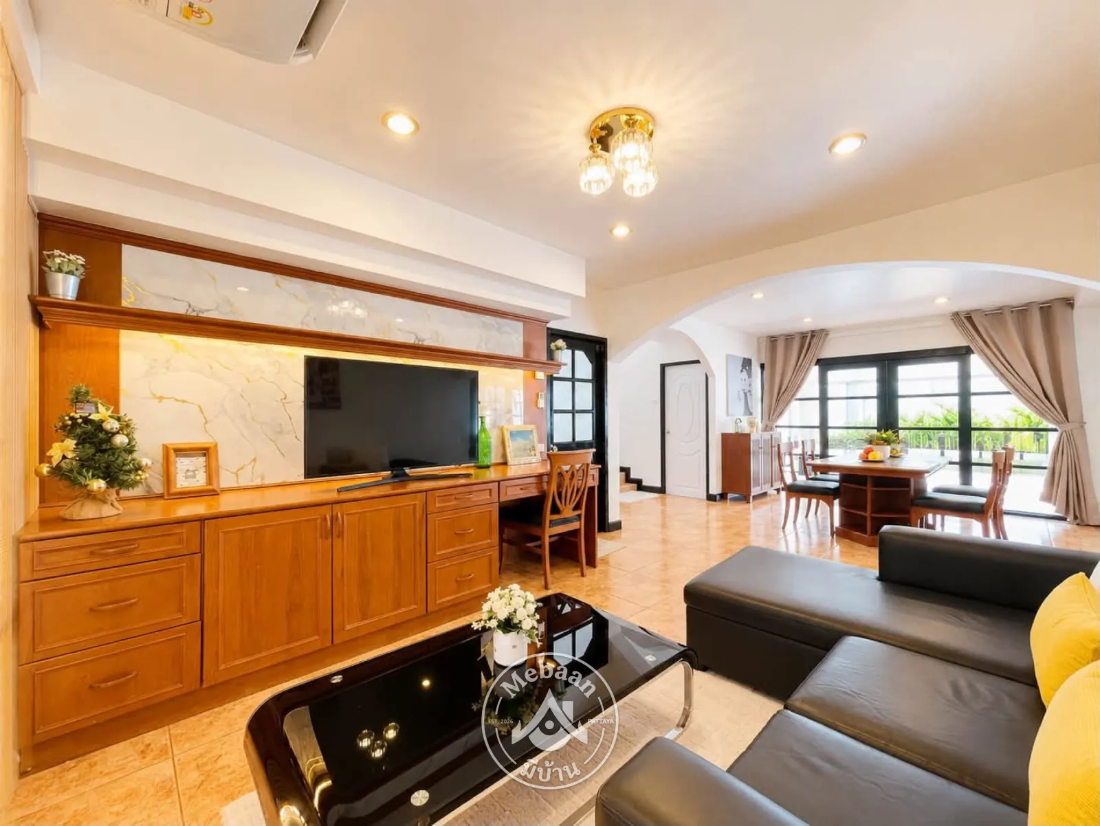 🏖️💫5 Bedroom Single House with Private Swimming Pool in Pattaya City — 5