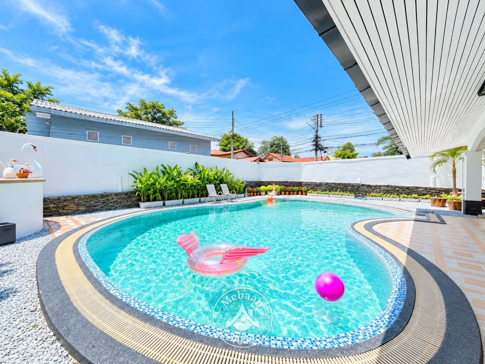 🏖️💫5 Bedroom Single House with Private Swimming Pool in Pattaya City — 25