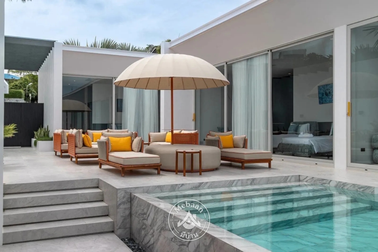 EXCLUSIVE BEACHFRONT LUXURY VILLA FOR RENT | NA JOMTIEN, PATTAYA — 3