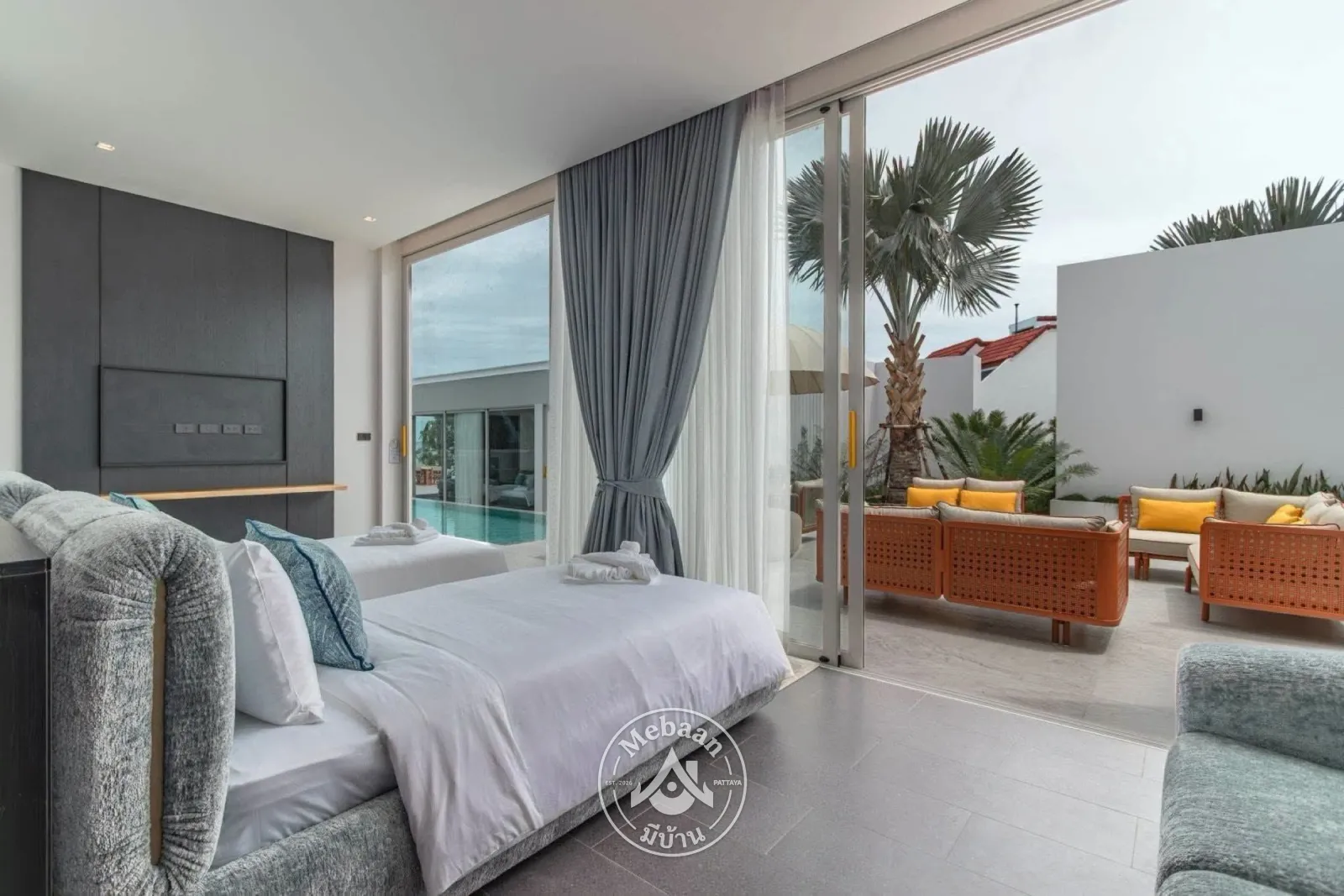 EXCLUSIVE BEACHFRONT LUXURY VILLA FOR RENT | NA JOMTIEN, PATTAYA — 6