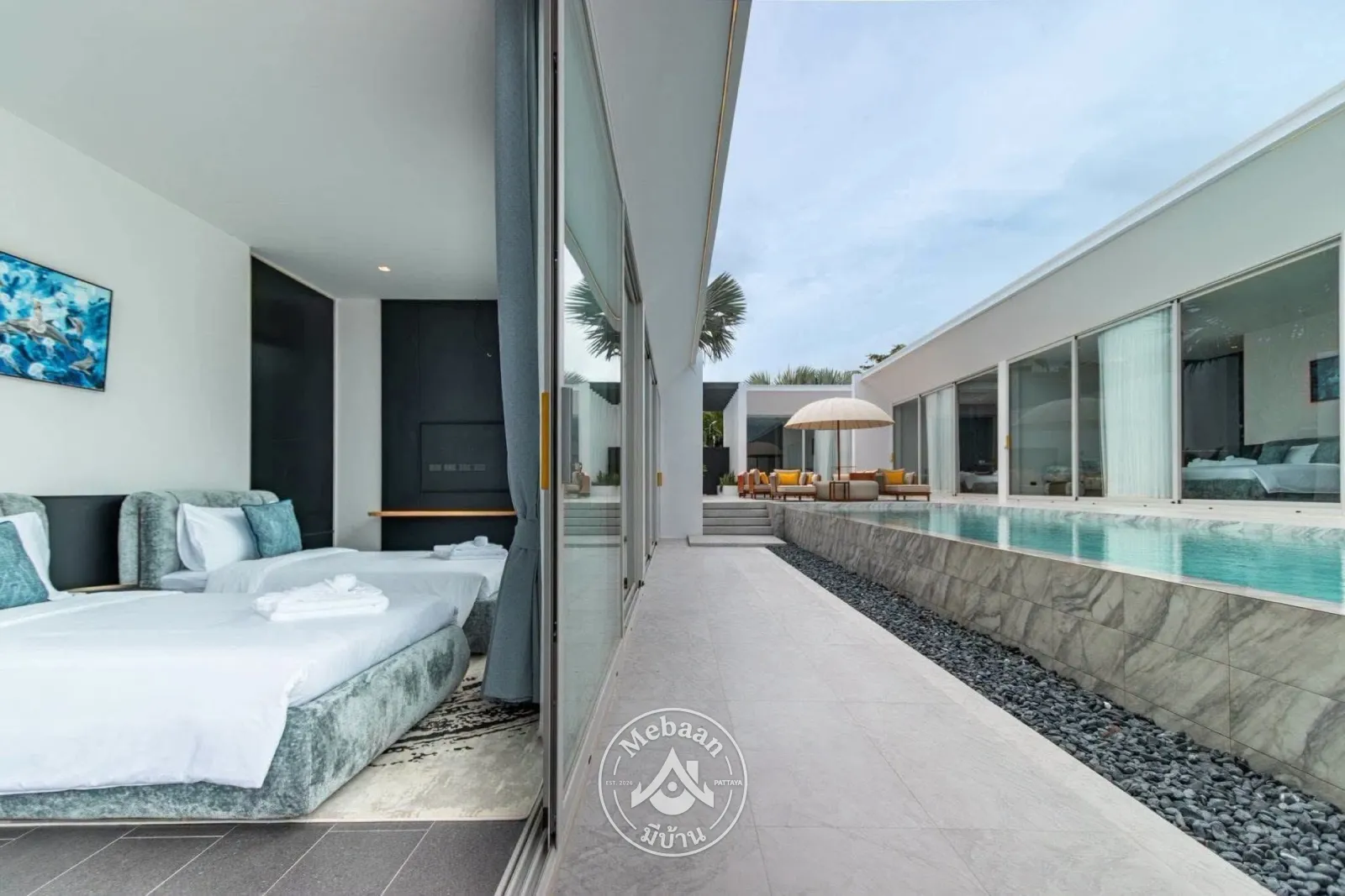 EXCLUSIVE BEACHFRONT LUXURY VILLA FOR RENT | NA JOMTIEN, PATTAYA — 9