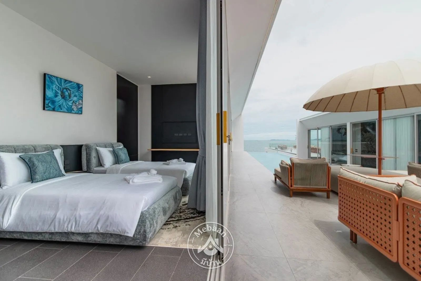 EXCLUSIVE BEACHFRONT LUXURY VILLA FOR RENT | NA JOMTIEN, PATTAYA — 15