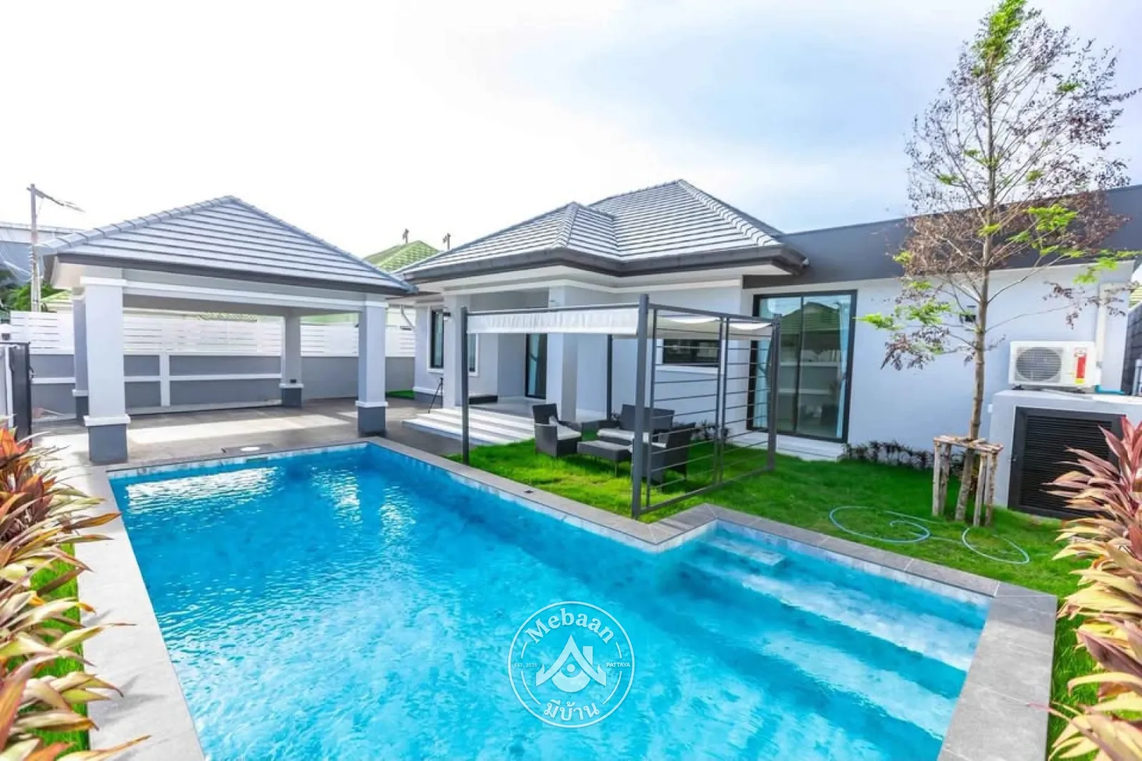 ✨💫No bank loan — direct payment to owner, 3 Bedroom Brand New House with Private Pool for Sale in Huay Yai — 2