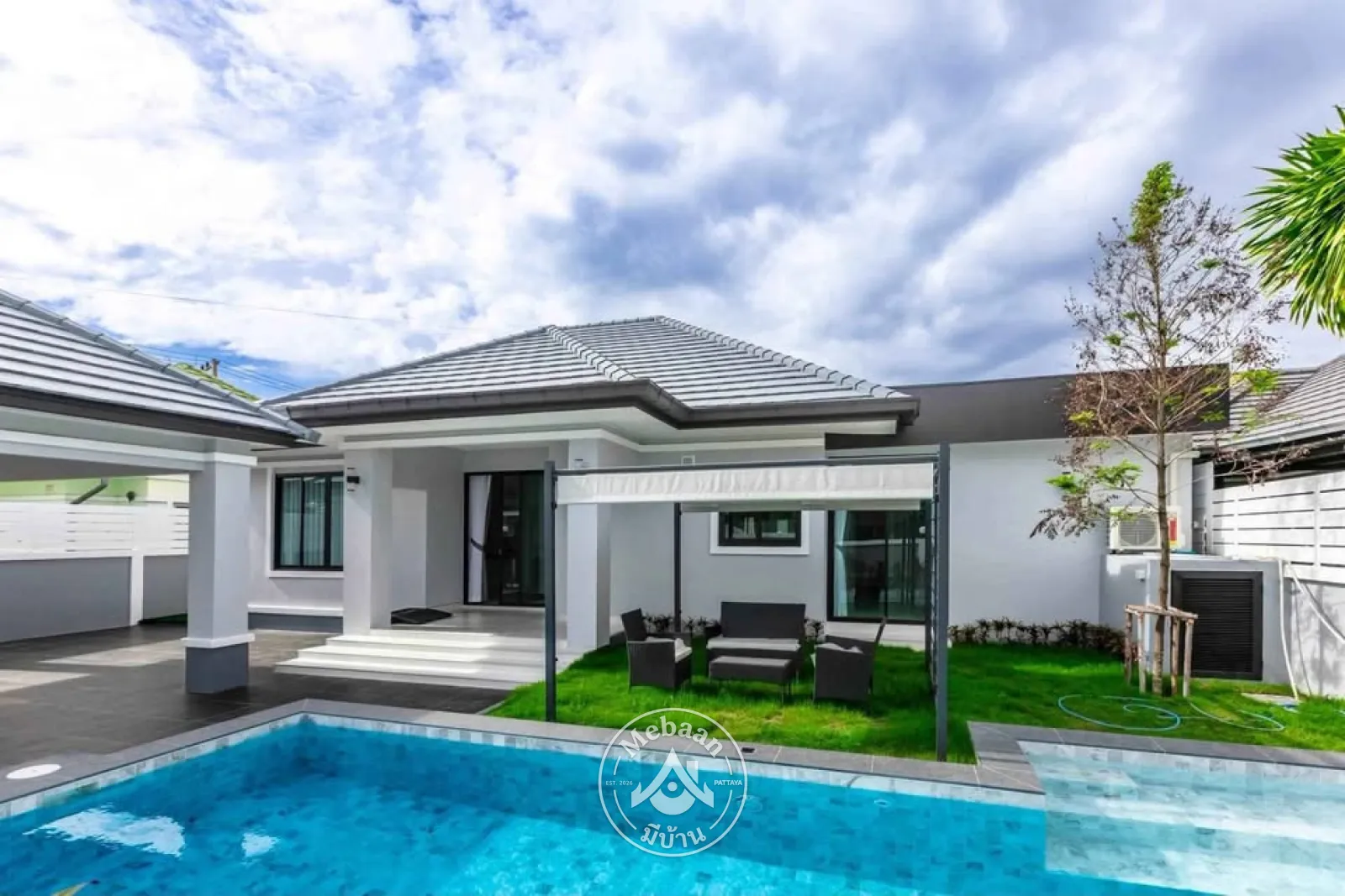 ✨💫No bank loan — direct payment to owner, 3 Bedroom Brand New House with Private Pool for Sale in Huay Yai — 4