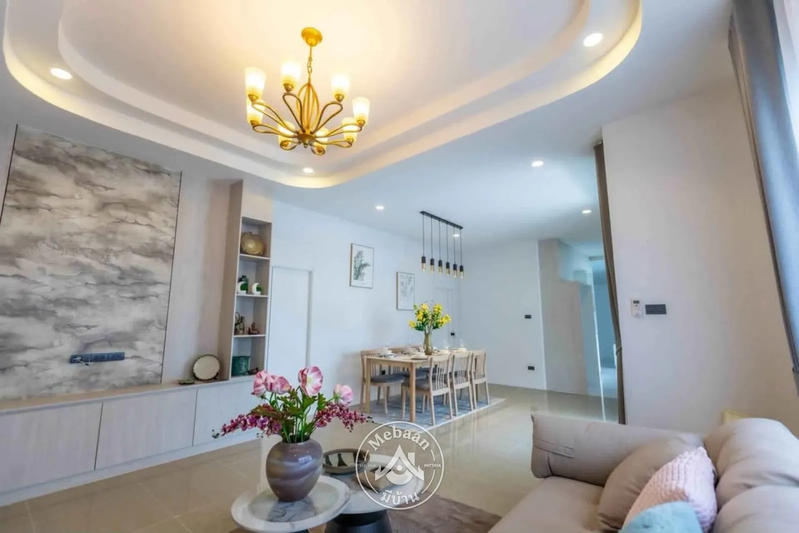 ✨💫No bank loan — direct payment to owner, 3 Bedroom Brand New House with Private Pool for Sale in Huay Yai — 9