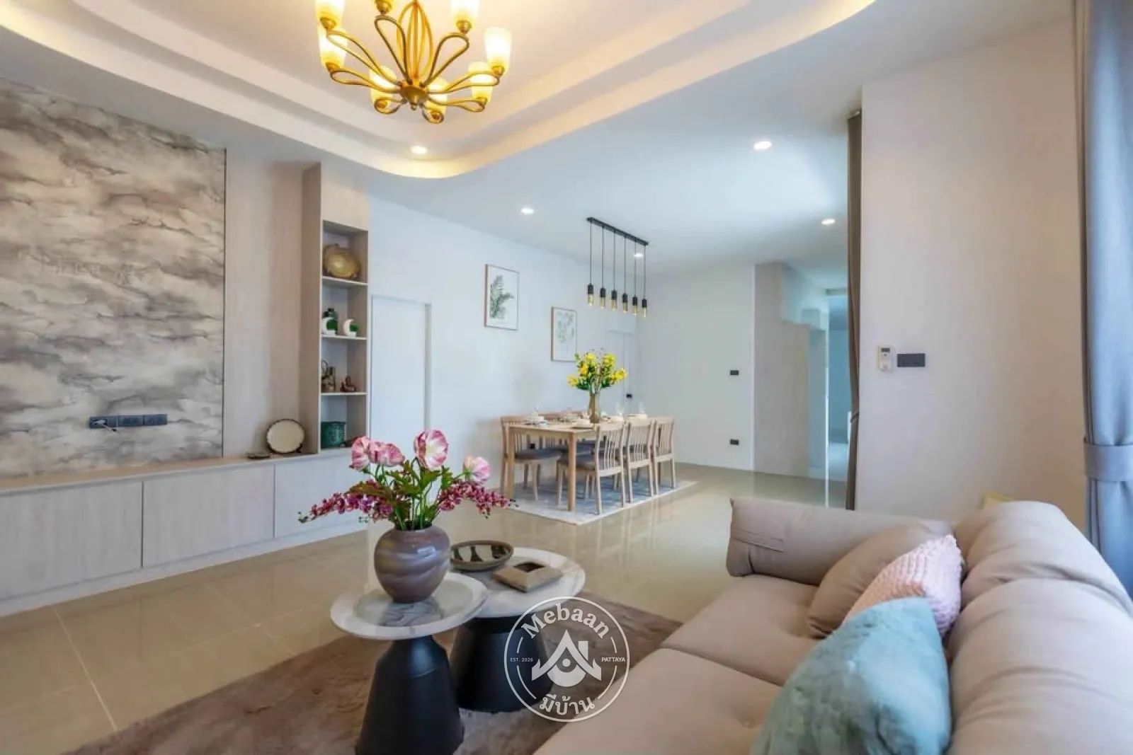 ✨💫No bank loan — direct payment to owner, 3 Bedroom Brand New House with Private Pool for Sale in Huay Yai — 12
