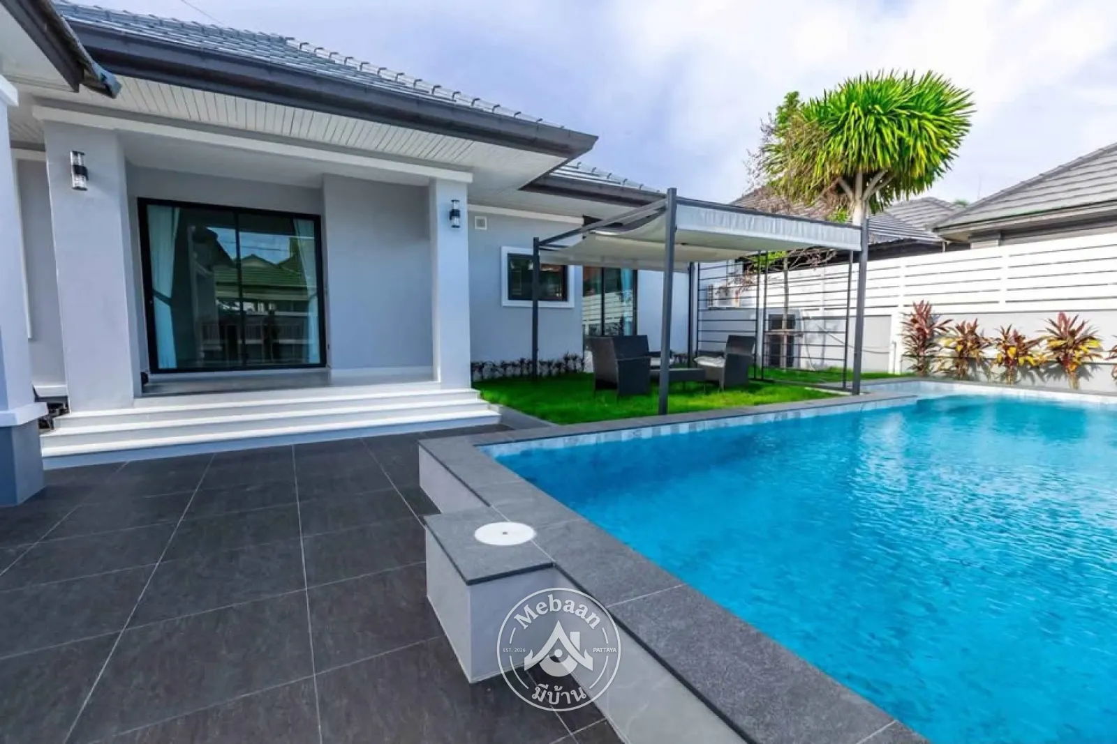 ✨💫No bank loan — direct payment to owner, 3 Bedroom Brand New House with Private Pool for Sale in Huay Yai — 36