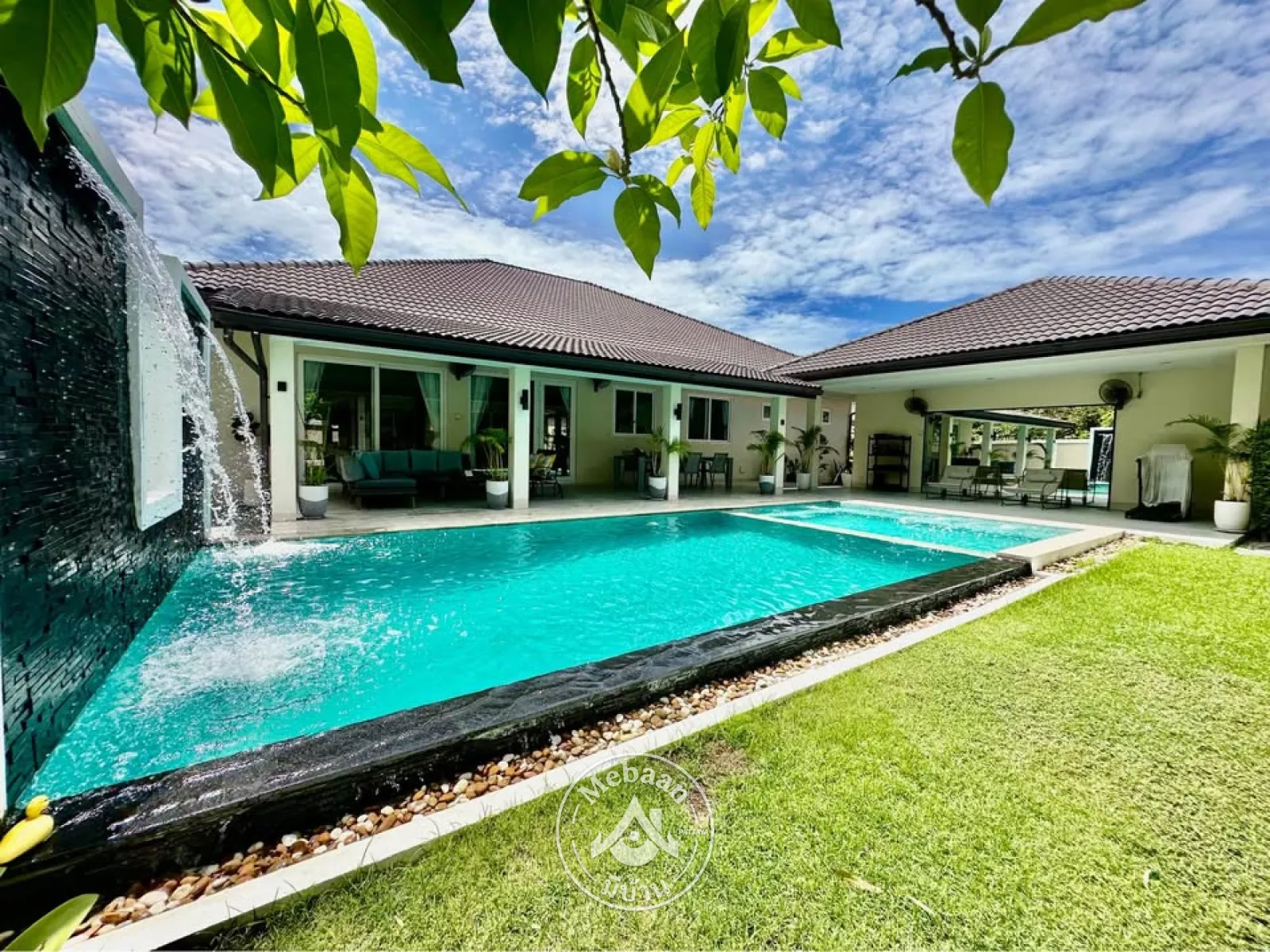 🏡 ขายด่วน! วิลล่าชั้นเดียวทันสมัยพร้อมสระว่ายน้ำส่วนตัว ในย่านห้วยใหญ่ พัทยา สำหรับขายและให้เช่า — 1