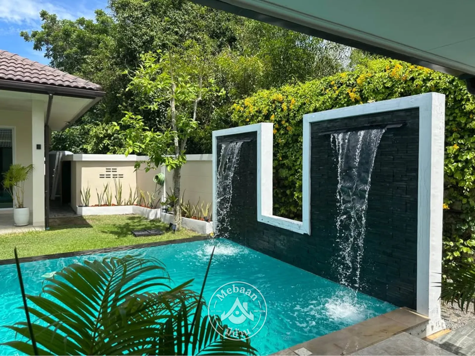 🏡 ขายด่วน! วิลล่าชั้นเดียวทันสมัยพร้อมสระว่ายน้ำส่วนตัว ในย่านห้วยใหญ่ พัทยา สำหรับขายและให้เช่า — 2