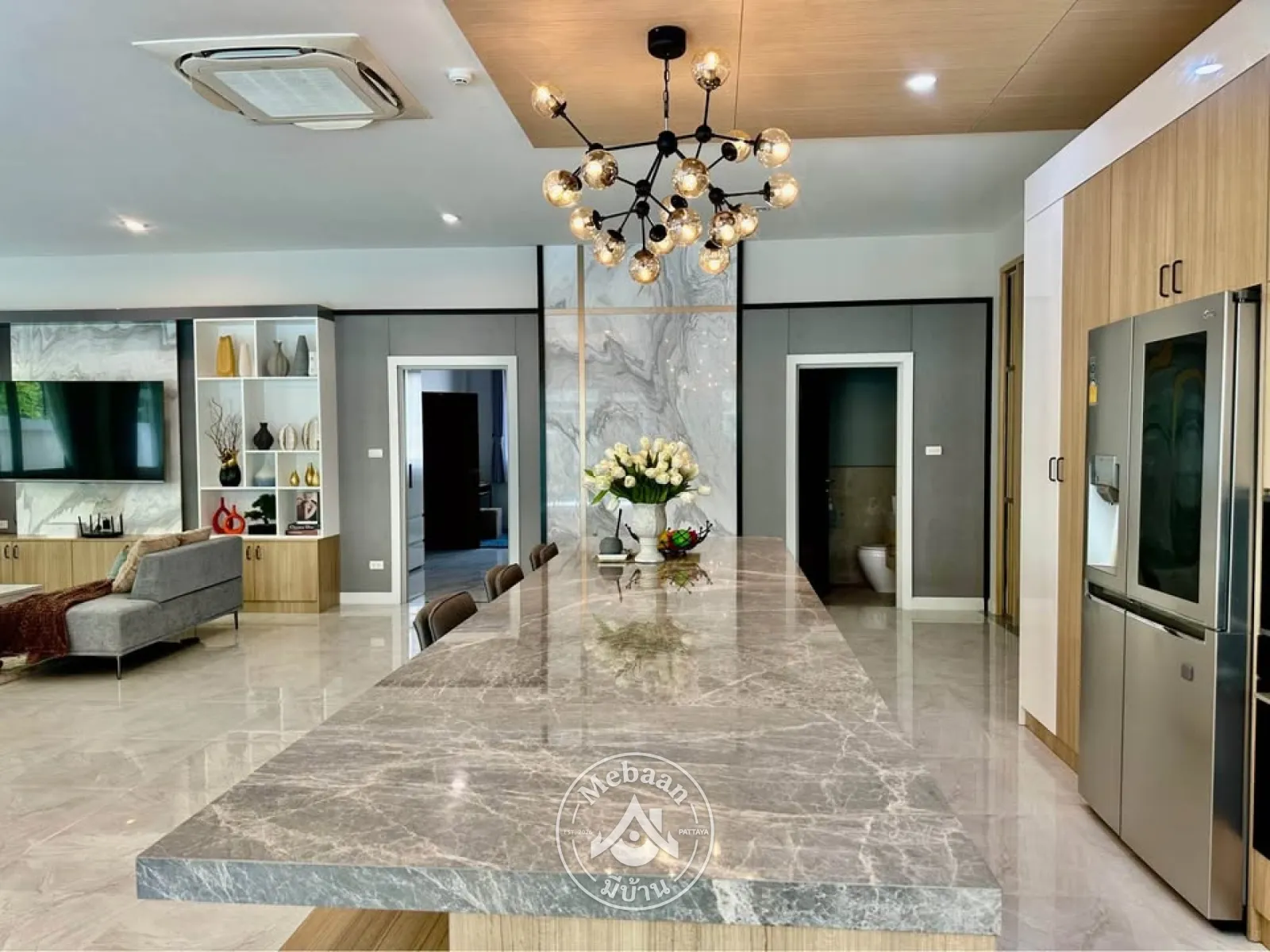 🏡 ขายด่วน! วิลล่าชั้นเดียวทันสมัยพร้อมสระว่ายน้ำส่วนตัว ในย่านห้วยใหญ่ พัทยา สำหรับขายและให้เช่า — 5