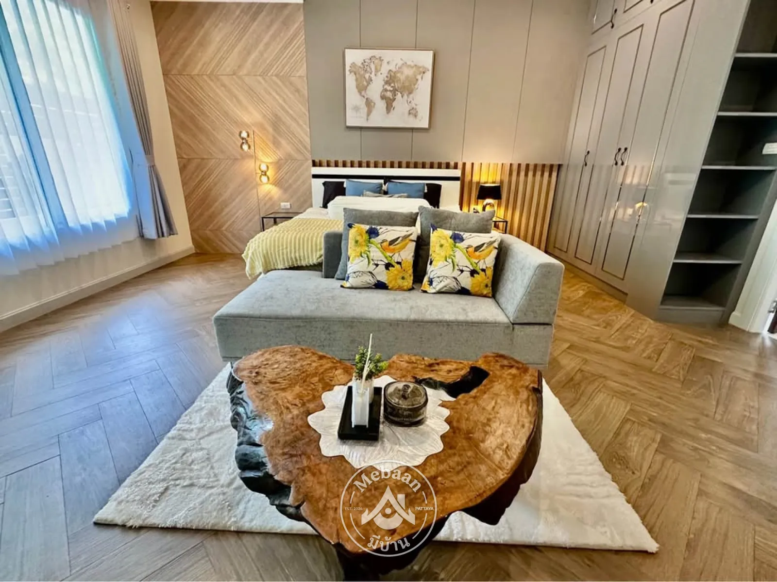 🏡 ขายด่วน! วิลล่าชั้นเดียวทันสมัยพร้อมสระว่ายน้ำส่วนตัว ในย่านห้วยใหญ่ พัทยา สำหรับขายและให้เช่า — 6