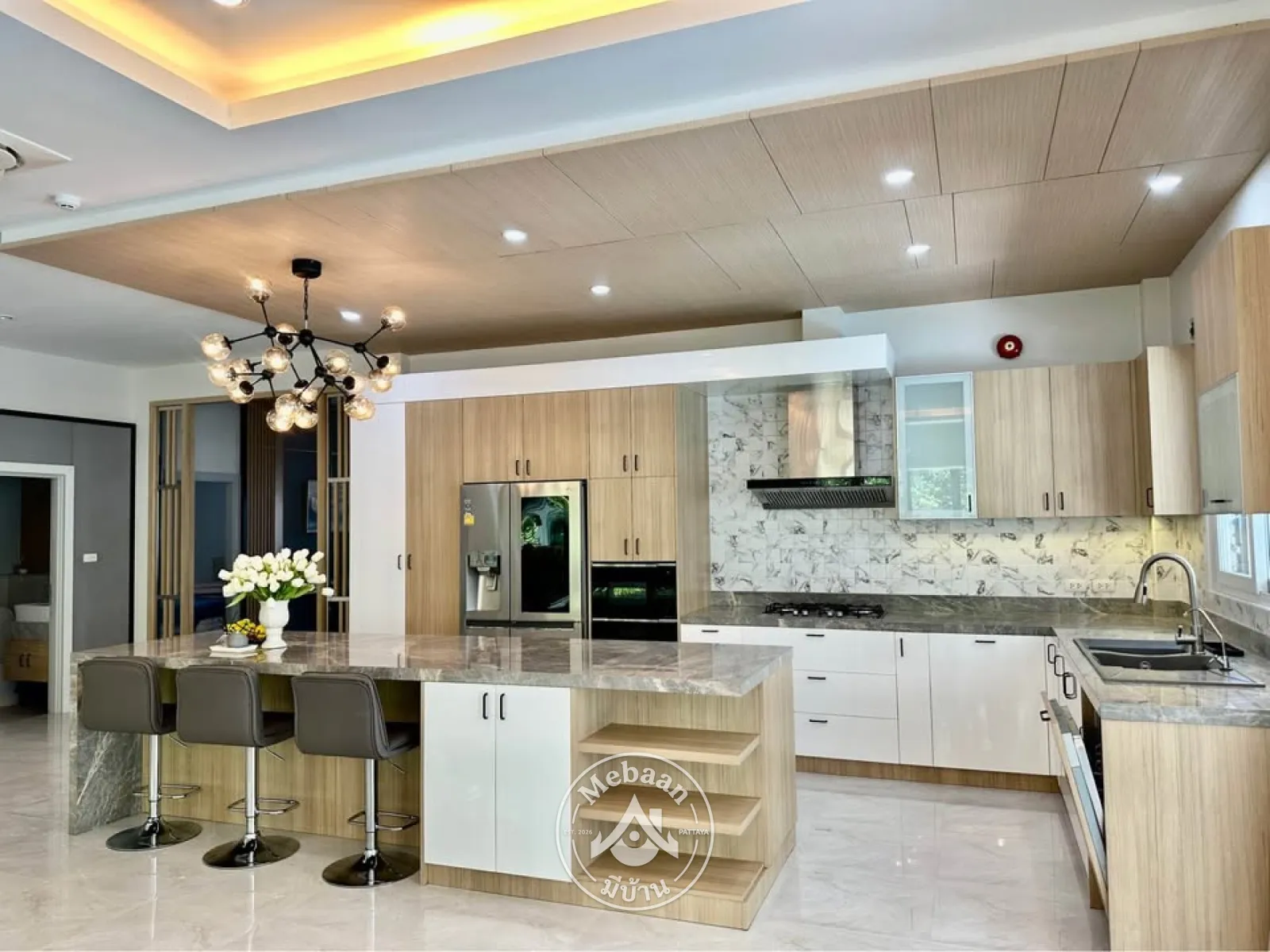 🏡 ขายด่วน! วิลล่าชั้นเดียวทันสมัยพร้อมสระว่ายน้ำส่วนตัว ในย่านห้วยใหญ่ พัทยา สำหรับขายและให้เช่า — 9