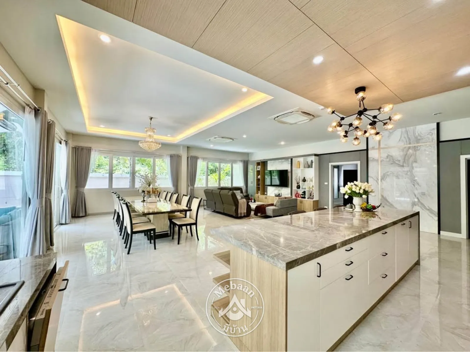 🏡 ขายด่วน! วิลล่าชั้นเดียวทันสมัยพร้อมสระว่ายน้ำส่วนตัว ในย่านห้วยใหญ่ พัทยา สำหรับขายและให้เช่า — 13