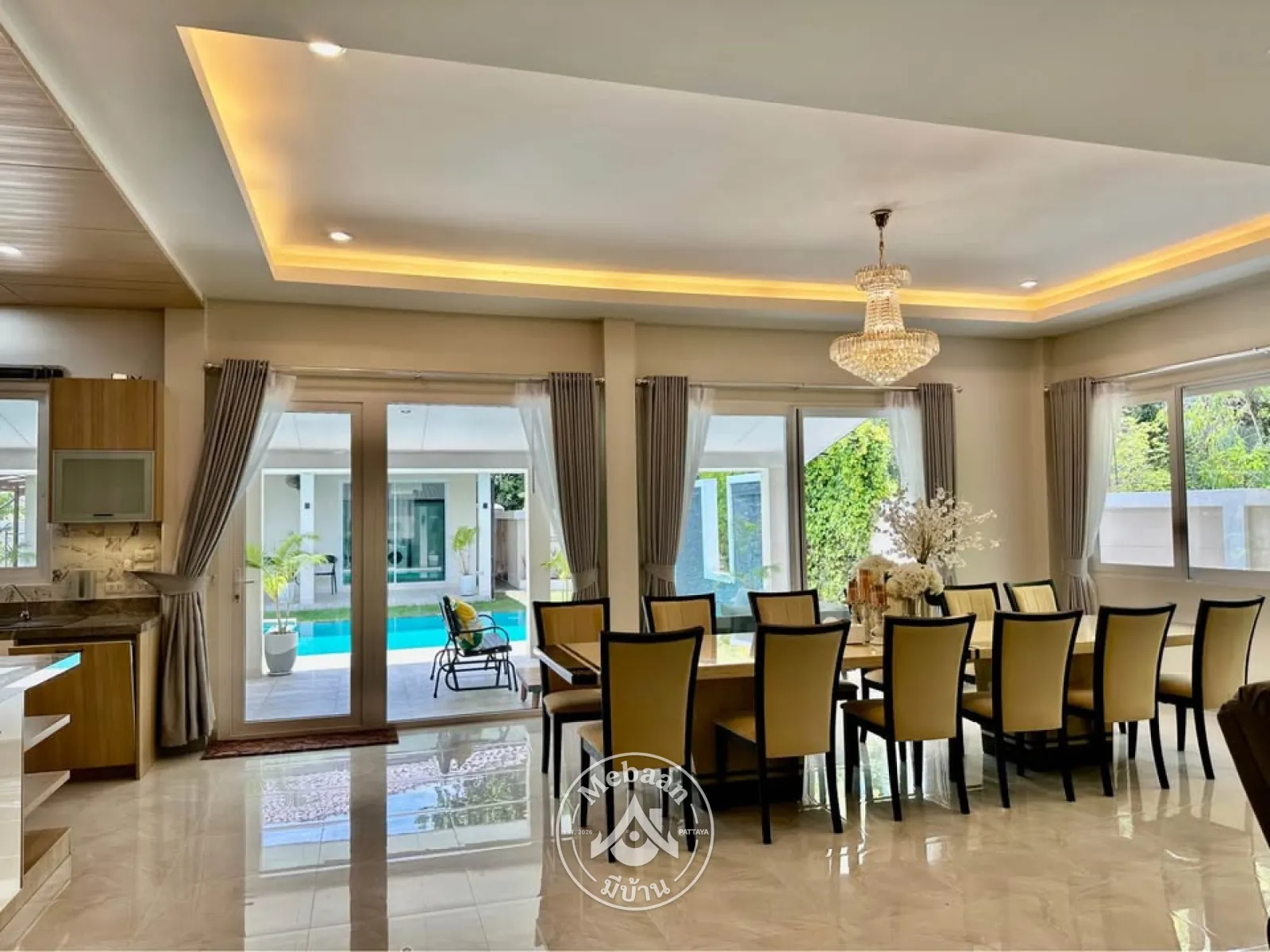 🏡 ขายด่วน! วิลล่าชั้นเดียวทันสมัยพร้อมสระว่ายน้ำส่วนตัว ในย่านห้วยใหญ่ พัทยา สำหรับขายและให้เช่า — 14
